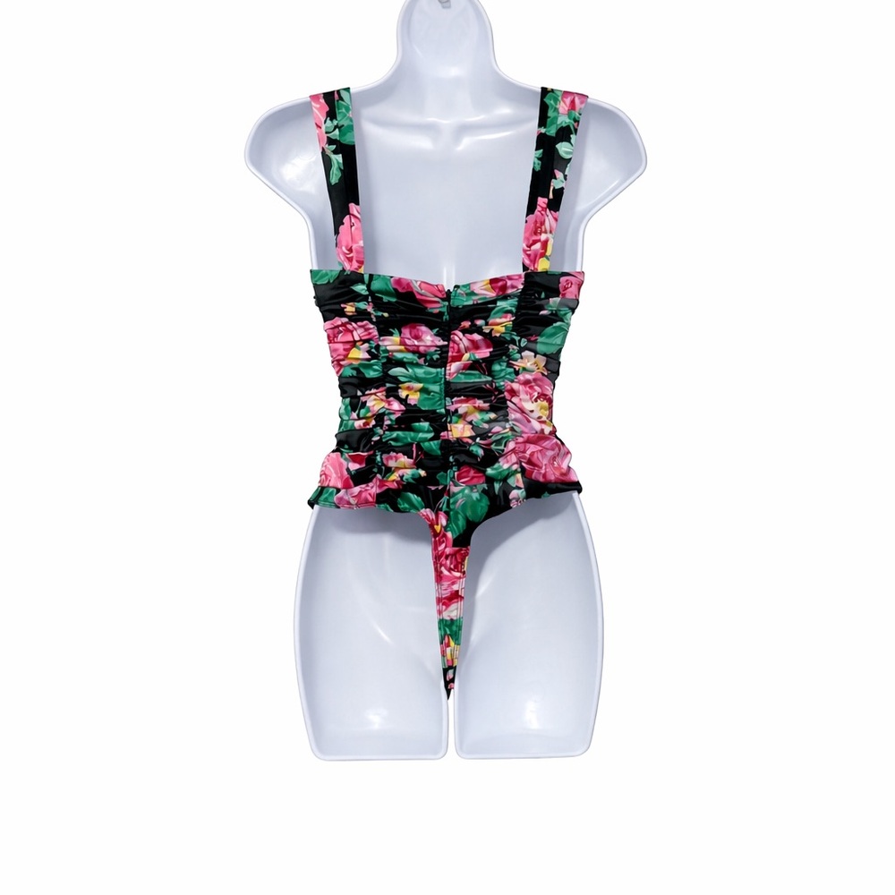 For Love and Lemons Jolie floral ruched bodysuit - Picture 5 of 5